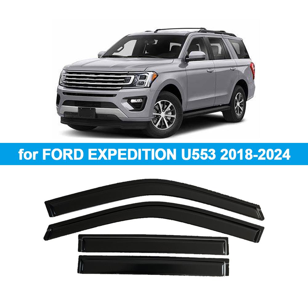 Side Window Deflectors for Ford Expedition Max 2018-2023: Rain and Sun Visors