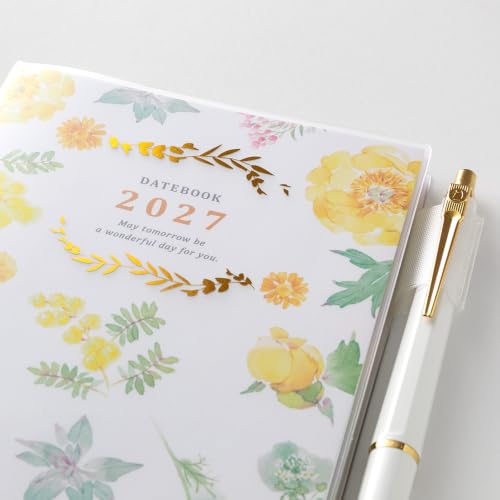 Midori Pocket Diary 2027 A6 Weekly Country Time Floral Pattern 22444006 (Starts January 2027)