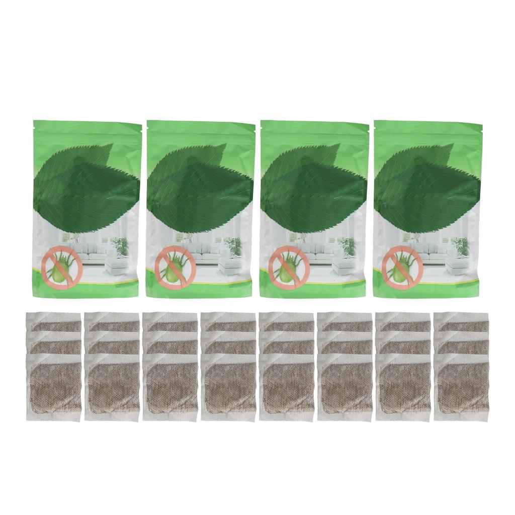 24PCS Mite Removal Bag Pure Plant Ingredient Compact Portable Mite Control Pack for Household Bed