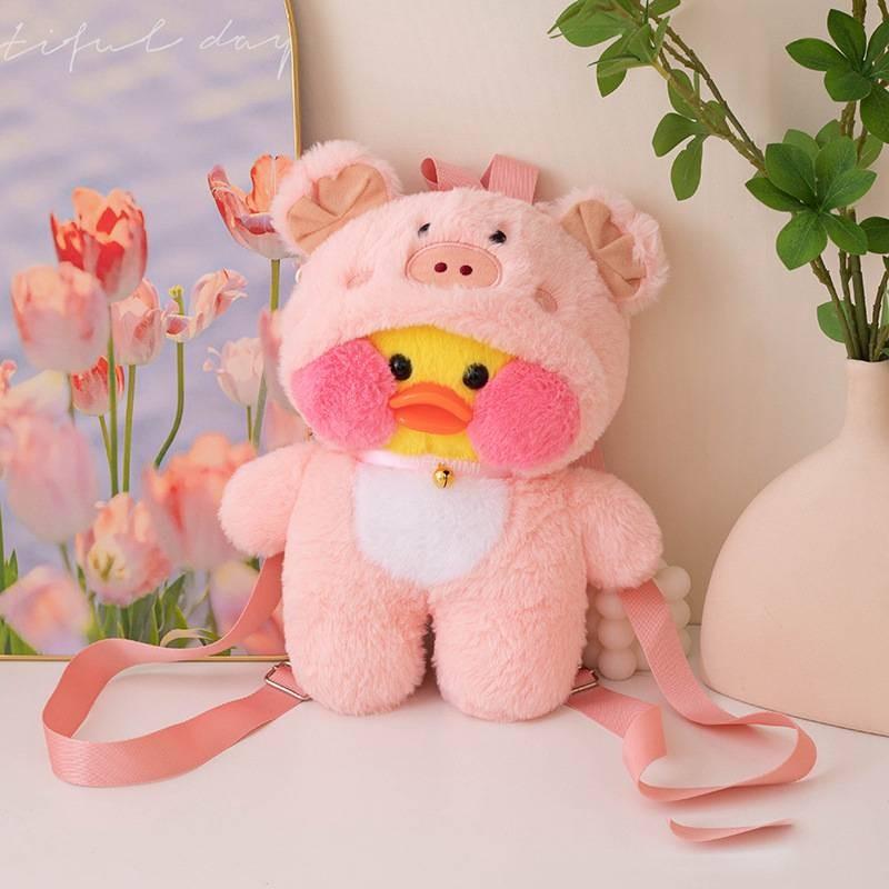 Adorable Hyaluronic Acid Duck Plush Toy Soft Backpack Perfect For Birthdays And Gifts