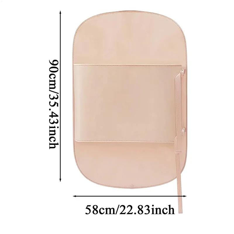 

Hanging Fabric Compression Storage Board Space-Saving Dustproof Cover for Clothes Wardrobe Organizer for Coats Down Jackets рожевий