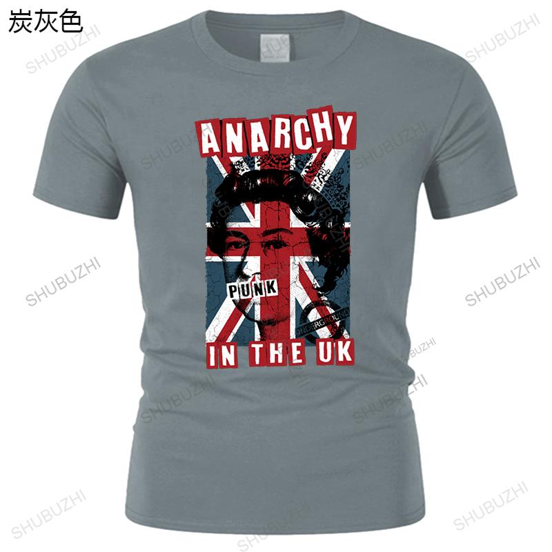 man summer short sleeve ANARCHY In The UK T Shirt Mens Punk Rock Union Jack Clash Unisex T Shirt All Size fashion tee-shirt