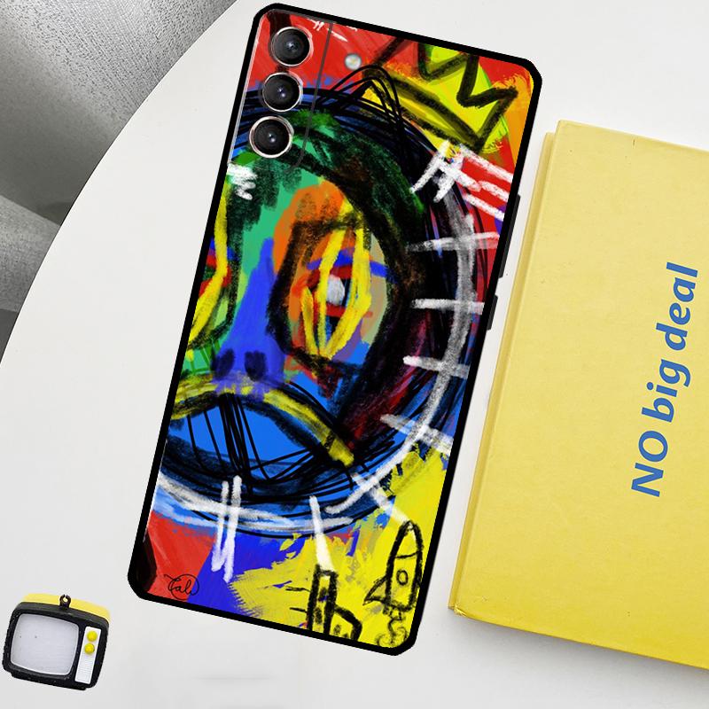 Graffiti Phone Case For Samsung Galaxy S24 Ultra S20 S21 S22 S23 Plus S9 S10 S24 FE S25 Ultra Cover