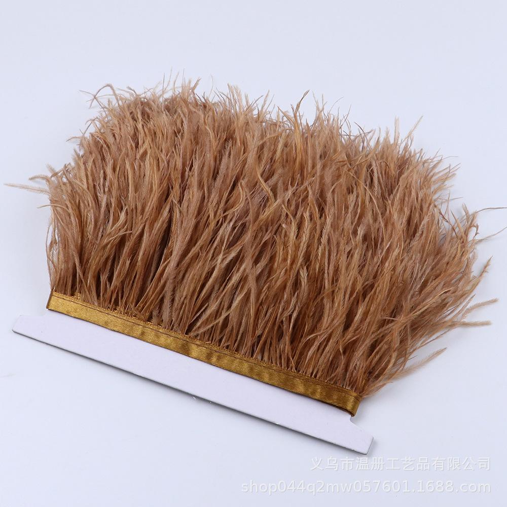 8-10Cm Ostrich Hair Cloth Edge Various Colors Optional Feather Lace Clothing Earrings Diy Decoration