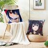 Fantasy DDATE A LIVES Cushion Cover Breathable and skinfriendly linen pillowcase square removable and washable cushion
