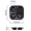 4 Holes Non-Stick Cupcake Baking Tray Carbon Steel Muffin Pan Cake Mould Egg Tart Baking Mold Round Biscuit Pan Kitchen Bakeware