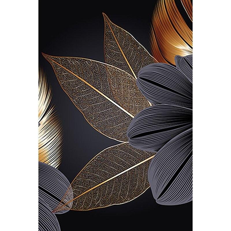 5D Diamond Embroidery Gold Flowers Cross Stitch Diy Diamond Painting Mosaic Landscape Rhinestones Home Decor Handmade