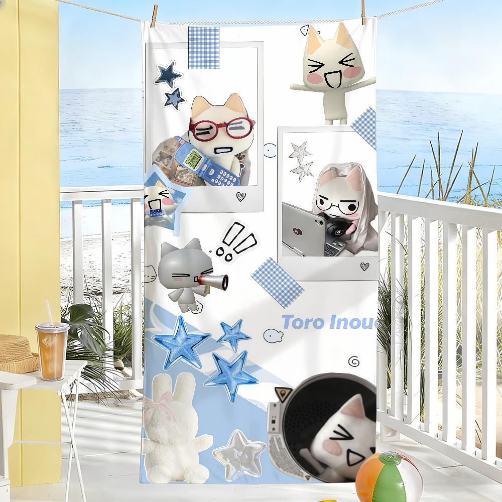 Cartoon cute Inoue Toro Towel Drying Bath Towel Applicable To Light Swimming Camping Yoga Beach Out
