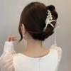 Lily of the Valley Rice Flower Tassel Hair Clip: Ancient Style Shark Clip Headdress