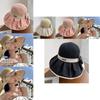 Stylish Summer Sun Hat For Women With Wide Brim And Bowknot Uv Protection