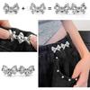6 Sets Adjustable Pants Waist Tightener Clip for Women - Jean Waist Tightener Clip No-Sew Tool-Free Waist Buckle Sets Decorative Pant Adjuster P for