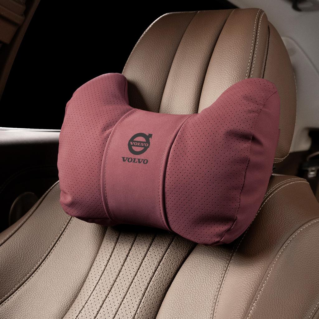 Car Headrest Lumbar Support Neck Pillow Comfortable and Breathable Seat Lumbar Pad for Volvo CX60 CX40 CX90 V40 V50 AWD RDESIGN