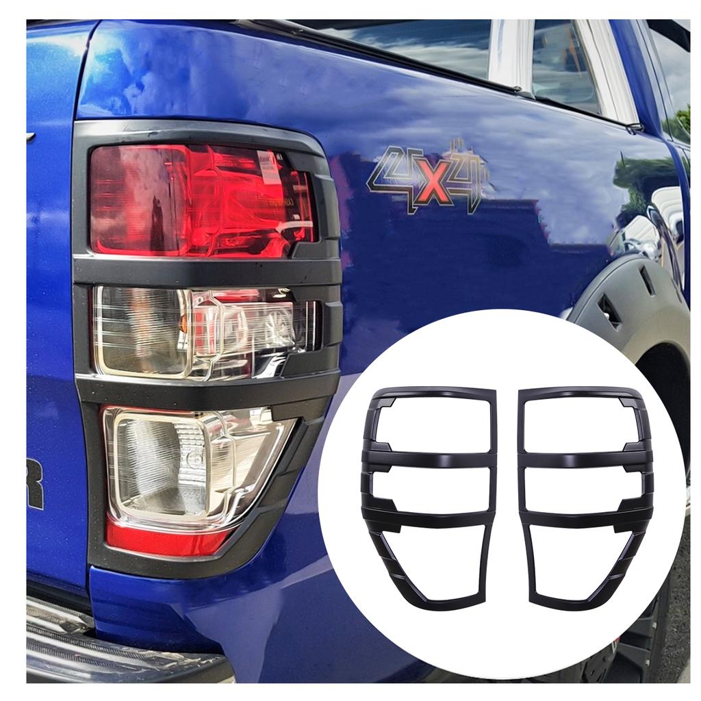 Matte Black Car Styling Tail Light Rear Lamps Cover For Ford Ranger 2012-2020 2025 2025 T6 T7 T8 XTL XL XLS Wildtrak Accessories