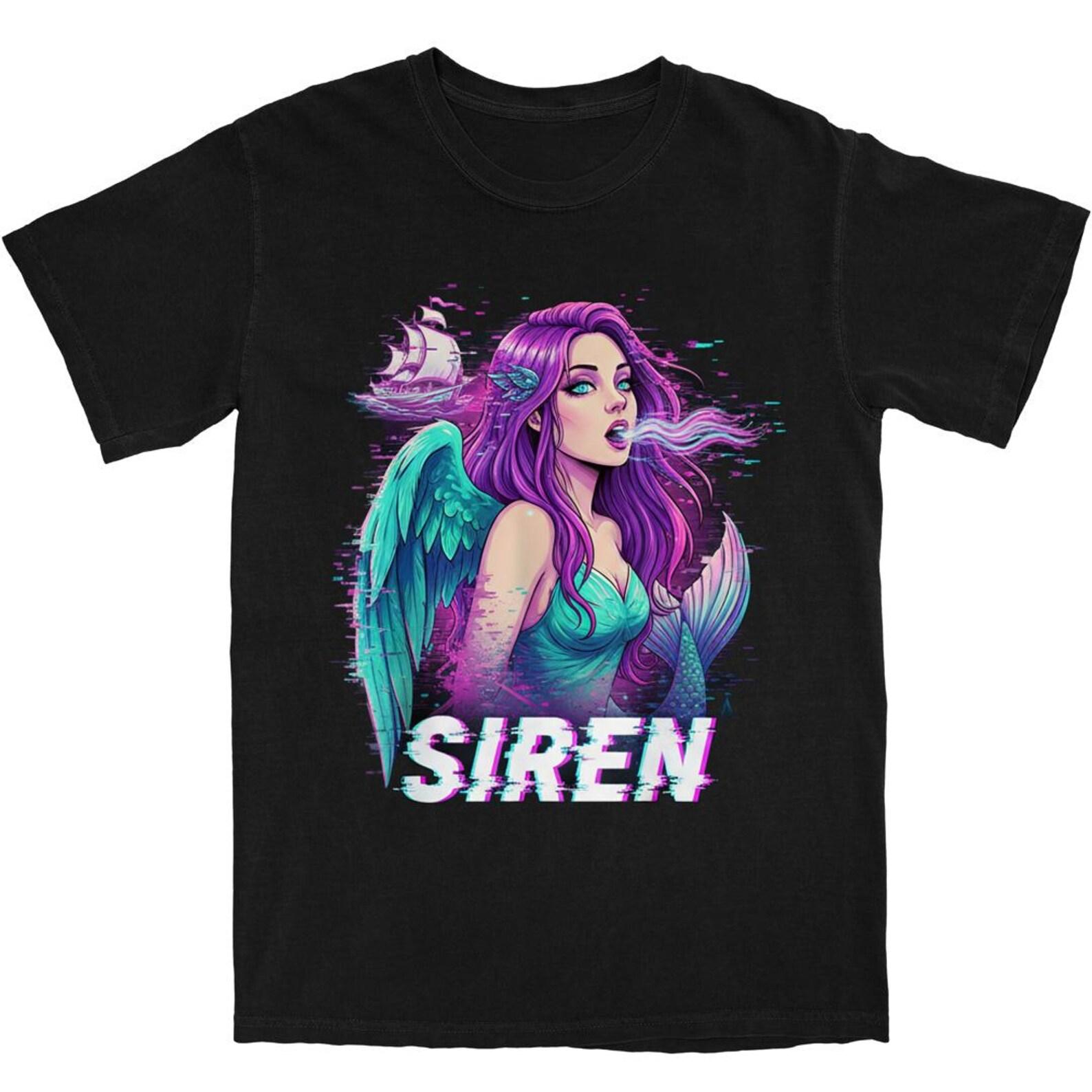 Siren Beast Shirt •Cyberpunk Greek Mythology Shirt •Ancient God Shirt •Olympian God shirt •Greek Gods Shirt •Dark Academia Shirt S