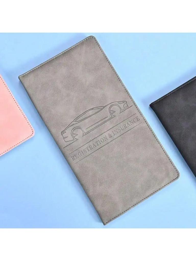 1pc Car Registration and Insurance Card Holder, Car Document Folder for Cards and Documents, Glove Box File Organizer for Easy A