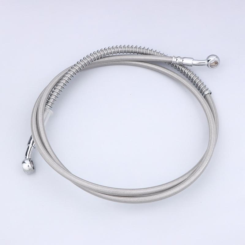 50-200Cm Motorcycle Brake Oil Hose Brake Line Universal Motorbike Stainless Steel Braided Pipeline Modification Parts