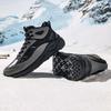Anta Tazhou Trendy Versatile Fleece Balance Warm High-Top Casual Shoes Men Sneakers Black Gray 912448910-2