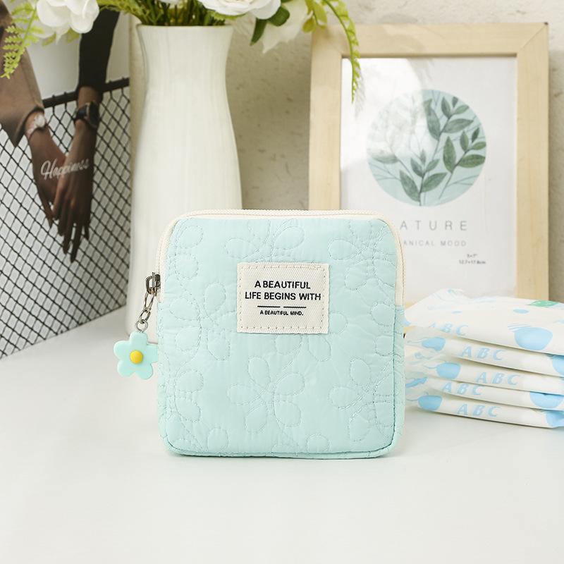 1pcs Mini Sanitary Napkin Cosmetic Storage Bag, Coin Card, Lipstick Storage Small Coin Storage Cosmetic Bag,Travel Bag women bag