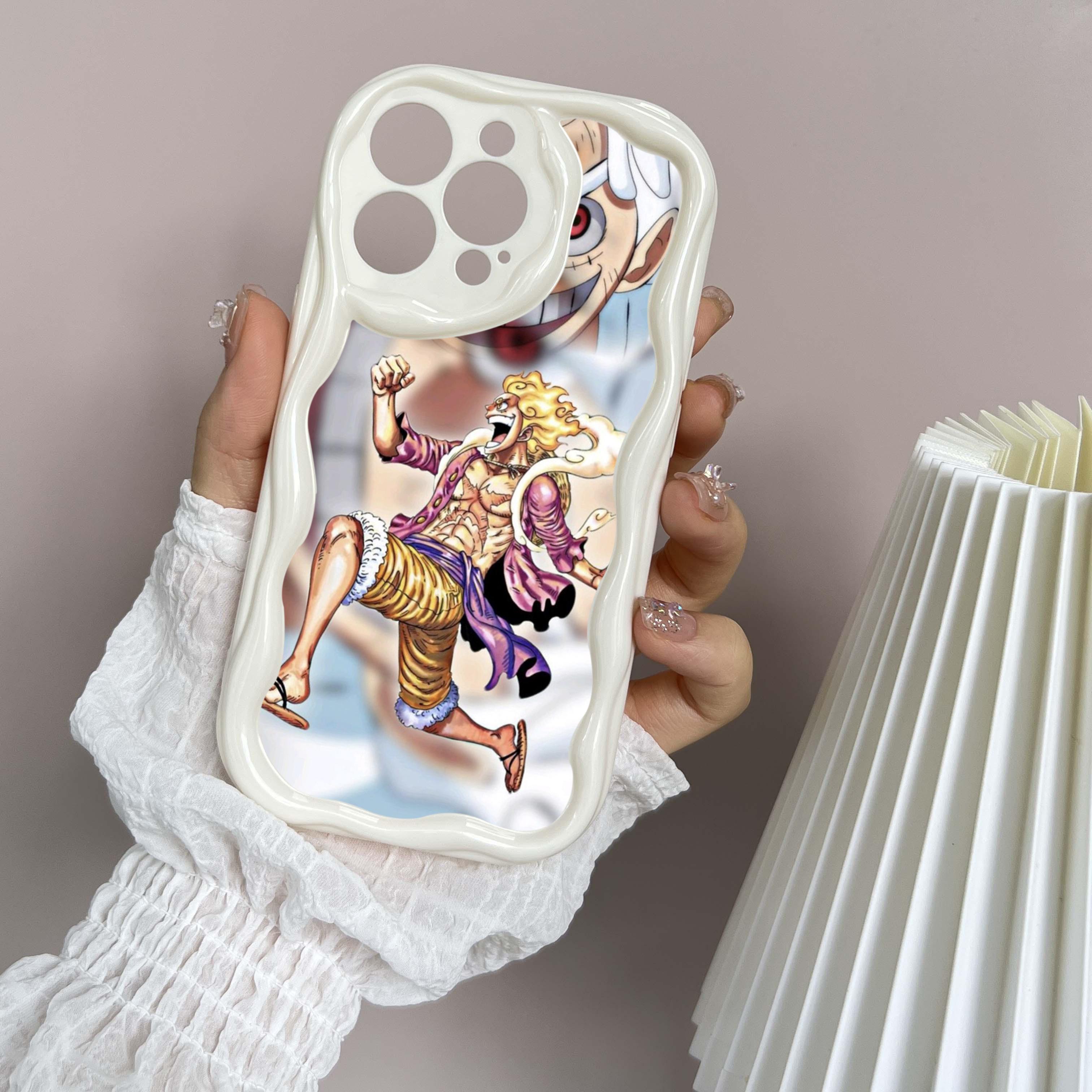 

Ae92 One Piece Luffy Gear 5 защитные чехлы для телефонов Apple iPhone 16 15 14 13 Pro Max 11 12 mini XR 7 8 6s Plus XS Max SE Wave TPU задняя крышка for iPhone 15
