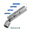 Chiave a Bussola Magnetica Universale Sottile con Snodo per la Rimozione delle Candele, 14mm e 16mm