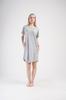 Women's Cotton Nightgown Short Sleeve 4XL Vienetta Elegant Loose