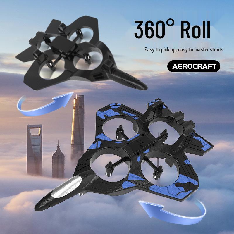 Child's Durable Induction Drone: Long Battery, Collision-Proof Remote-Control Airplane