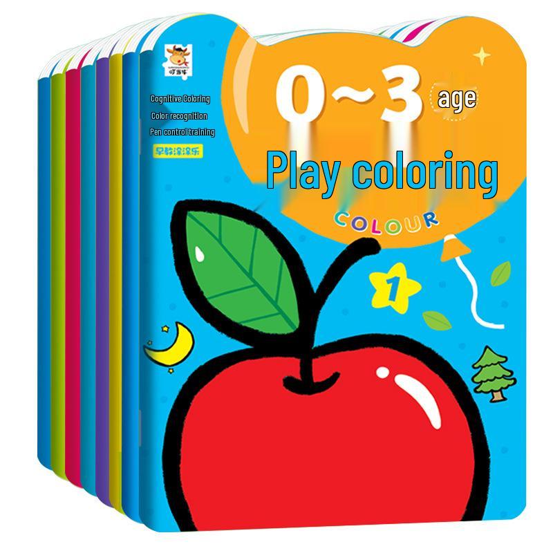 Раскраска для малышей: Учимся рисовать для детей от 0 до 6 лет - Стартовый альбом для каракулей и раскрашивания для малышей