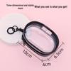 Mini Waterproof PVC Zipper Earphone Case & Cable Organizer with Hanging Buckle