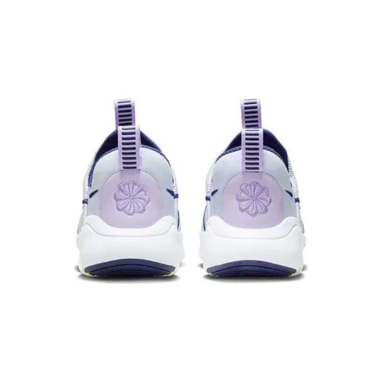 Nike Flex Plus 2 Comfortable Abrasion Resistant Breathable Low top Kids' Running Shoes Light Blue DV9000-006