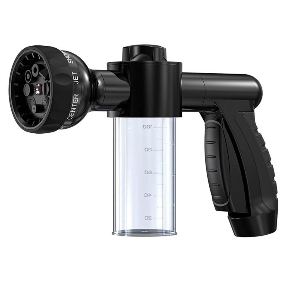 Plastic High-pressure Sprayer 8 Watering Methods Spire Adjustable Dog Shower Bath Foam Sprayer Adjustable Nozzle Portable