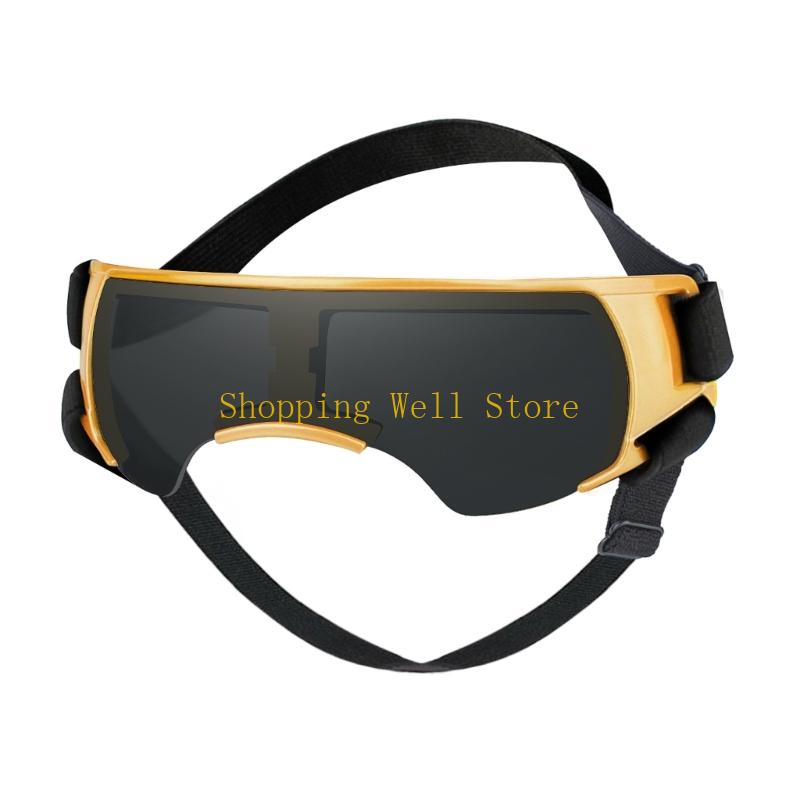 

KX4B Outdoor Dogs Sunglasses Eye Protections Goggles for Hot Season Protective золотий
