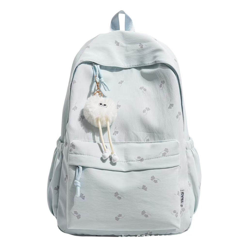 Schoolbag Japanese and Korean High-value Backpack Cute Dopamine Girl Backpack New Student Lightweight Simple College Style Schoolbag