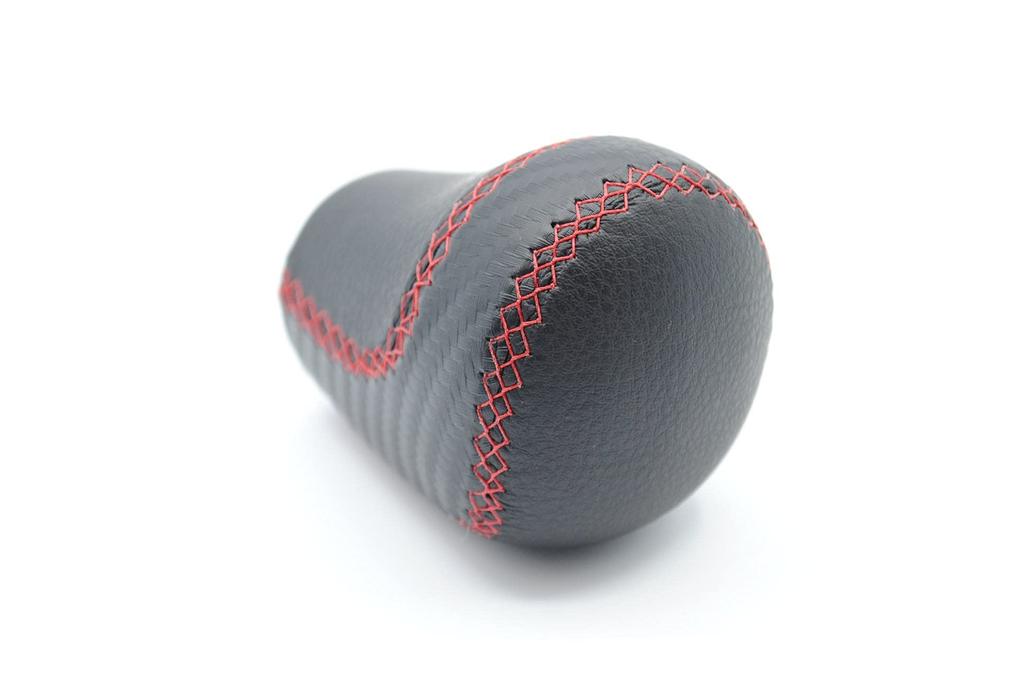 Sparco Corsa Shift Knob Black Leather Red Stitch SPARCO-CORSA SPG105RD_J