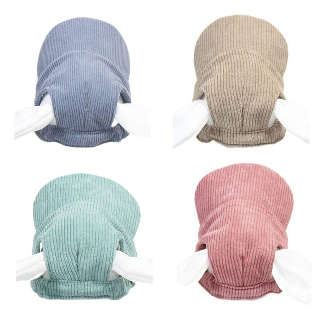 INS Adjustable Dog Baseball Cap Breathable Soft Dog Parent-Child Hat with Ear Holes Pet Sun Hat Hiking with Ear Holes