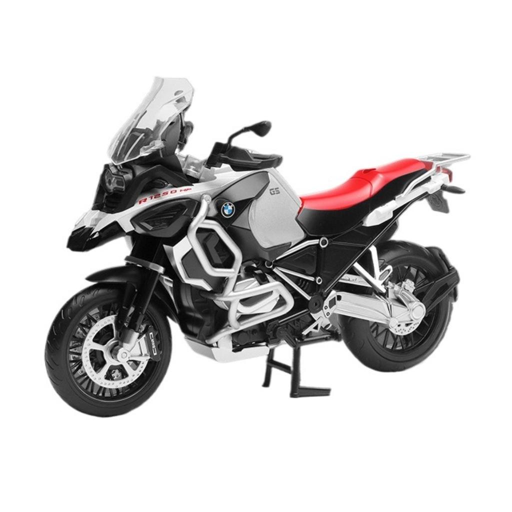 Modellino BMW R1250 GS 1/12 in Lega pressofusa Moto Decorazioni per la Casa Ornamenti Modello Veicolo in Miniatura Giocattolo per Bambini Regalo