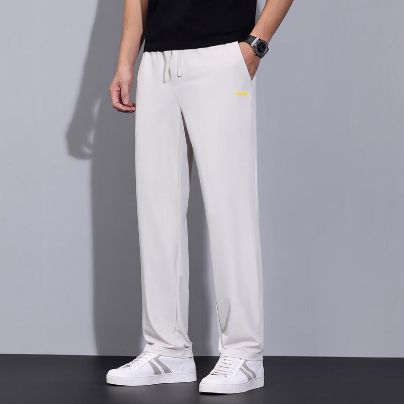 JEEP Men's Ice Silk Loose Casual Trousers