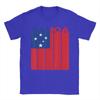 Samoa Flag TShirt Beach Cotton TShirts For Unisex Hip Hop Casual Tee Shirt Short Sleeves YK Fun Top Tees