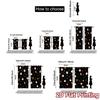 2pcs,Curtains Christmas Cartoon Modern Modern Curtains Yarn Curtains Thermal Insulation, and Room Darkening Functions Decorative