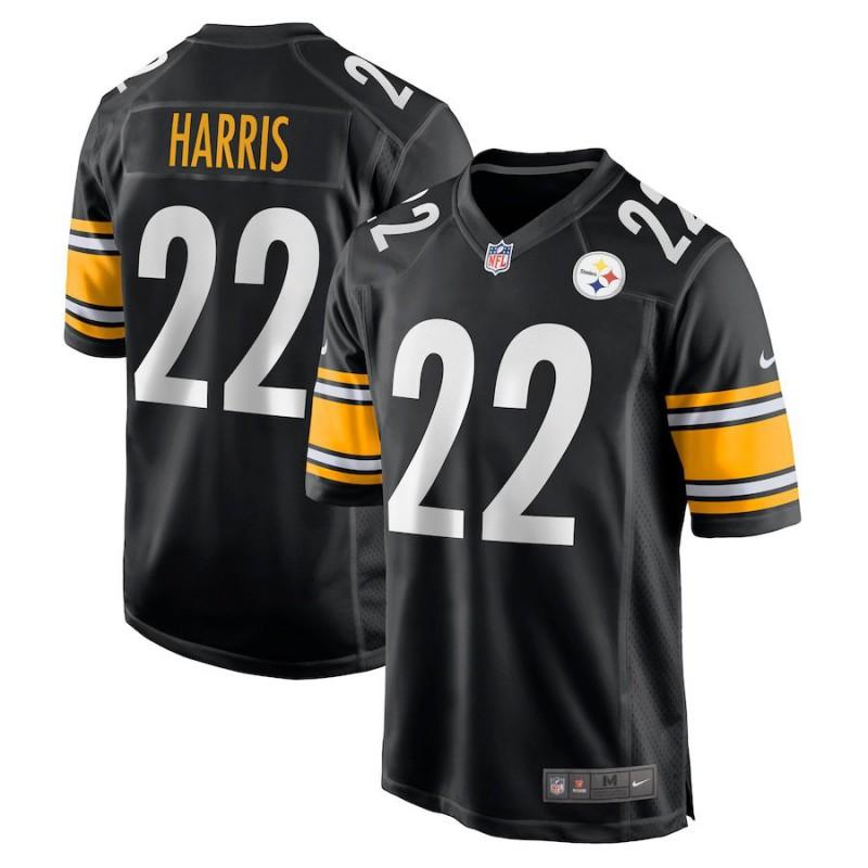 NFL Team Apparel Patriots Steelers Embroidered V-Neck Oversized Jersey Men Sports Fan Wear
