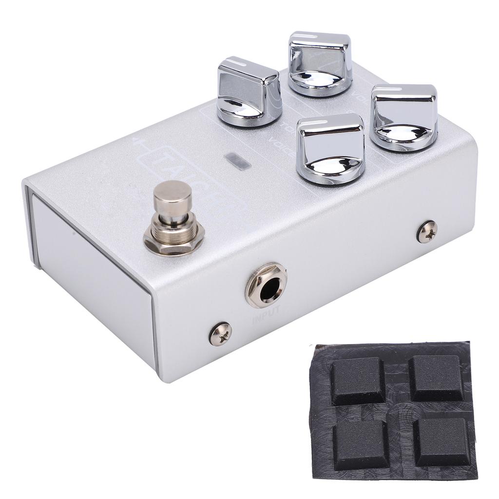 Overdrive Effect Low Gain EQ Band Knob Control Guitar Tuning Pedal Accessories DC 9V 20mA