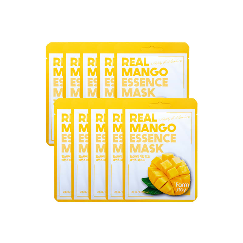 Masque Essence Mangue Réelle (10 feuilles)