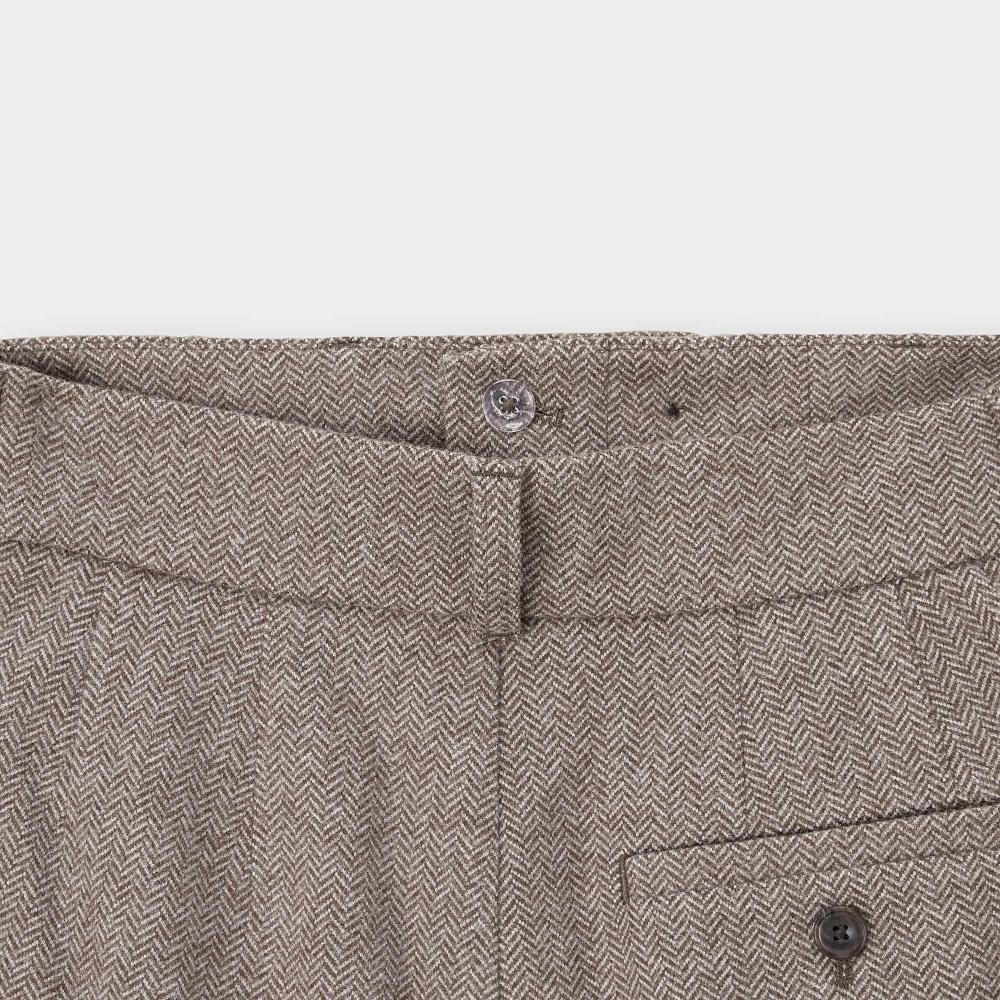 GU by Uniqlo Herringbone Tuck Wide Pants+ec  80.0cm Long 