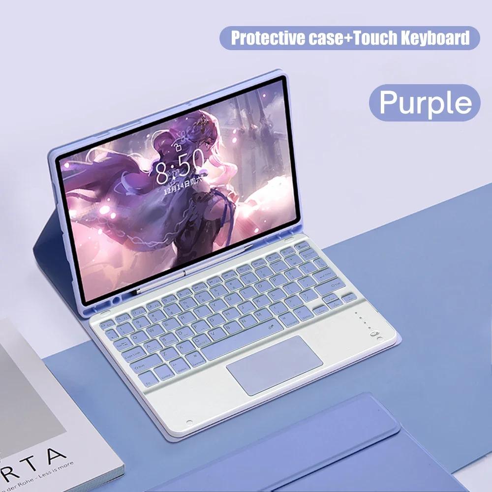 Nový kryt s klávesnicí řady S10 pro Samsung Galaxy Tab S10 FE Plus + 13.1 pro S10 Ultra Funda Klávesnice Nárazuvzdorný kryt tabletu