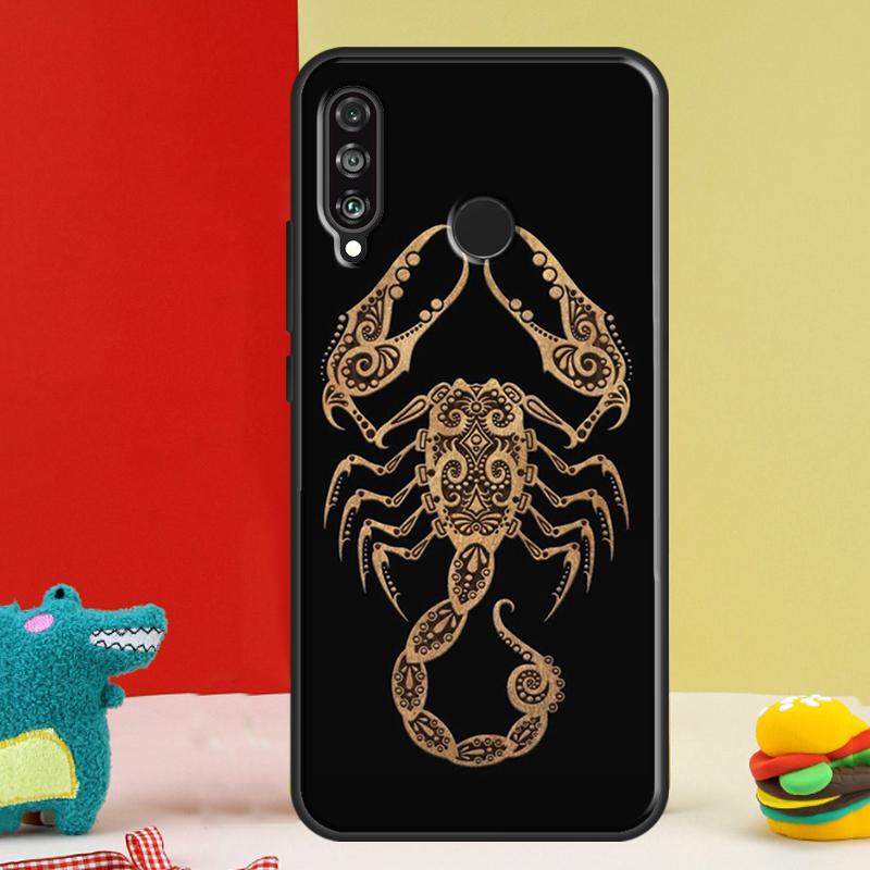 Scorpion For Huawei Nova Y91 Y90 Y60 Y70 Y72 Y61 9 10 SE 12i 12s 11i 5T P60 Pro P20 P30 P40 Lite Case