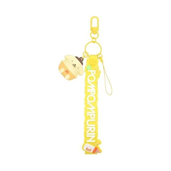 Gourmandies Sanrio Characters 3D Mascot Hand Strap Pom Pom Purin SANG-430PN