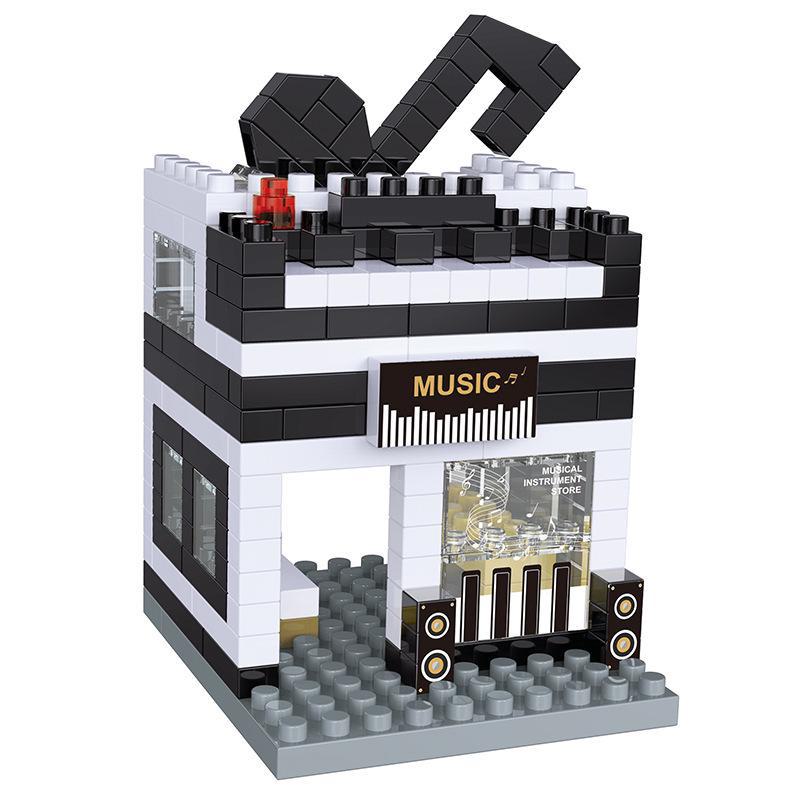 

JIKER Городская уличная сцена Микро строительные блоки для детей