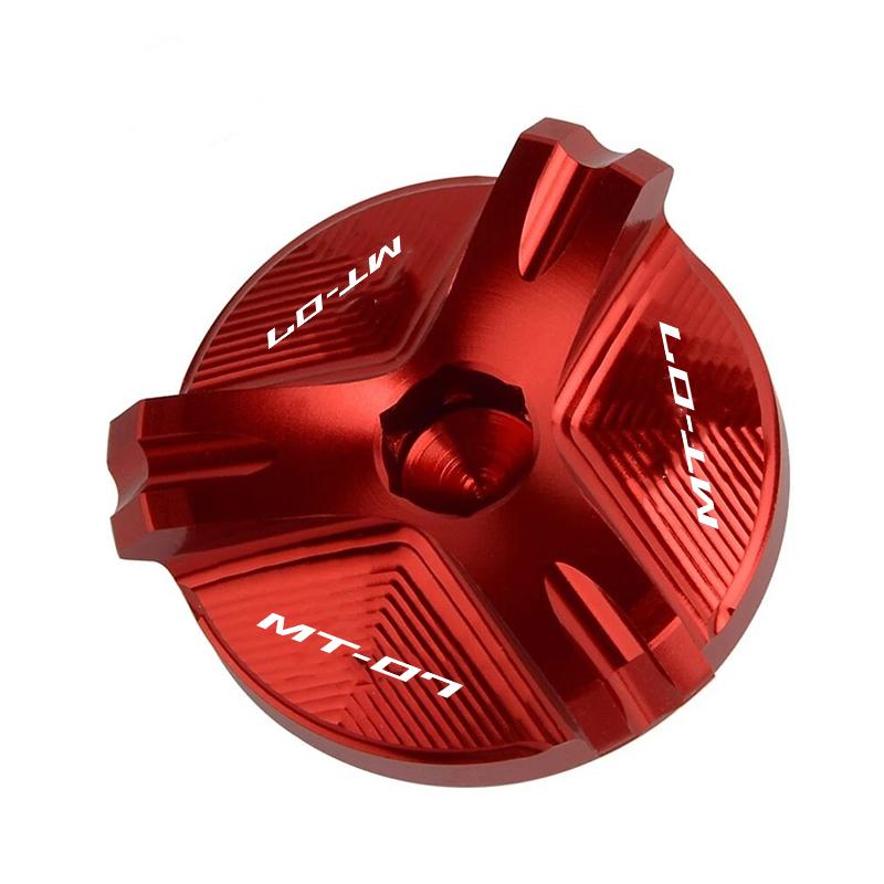 For Yamaha MT07 MT-07 MT 07 2014-2025 Motorcycle accessories brake Fluid Cylinder Master Reservoir oil filler Cap guard Cover