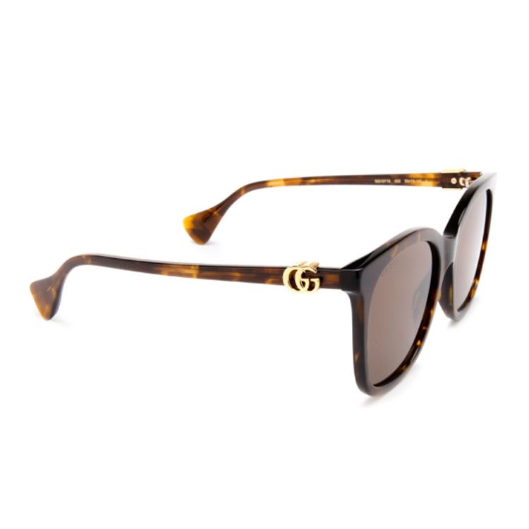 Gucci Acetate Cat Eye Sunglasses Unisex Sunglasses Brown GG1071S002