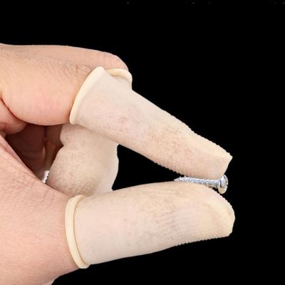 100 uds. Dediles de Látex Antiestáticos Protectores Desechables para Dedos Guantes Duraderos Antideslizantes Escuela