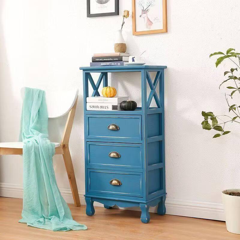 Retro Solid Wood Flower Stand